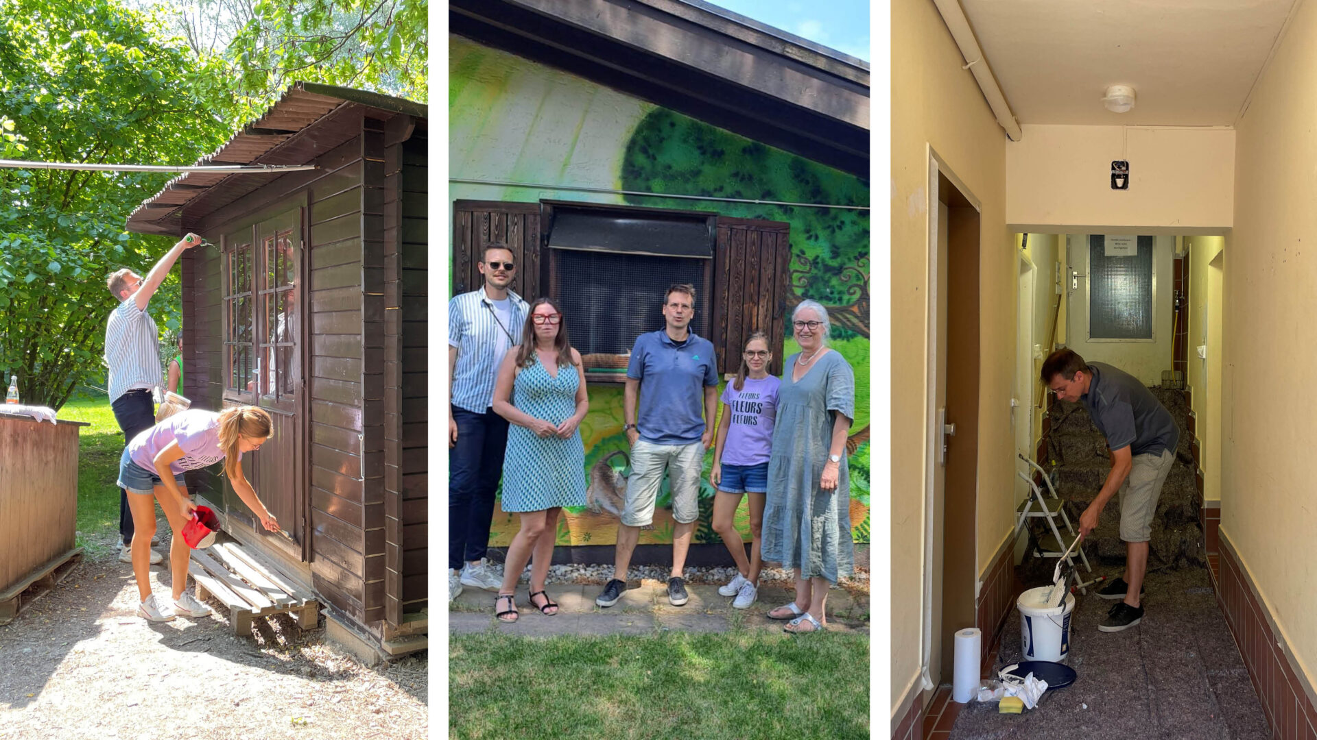 VetPartners packt im Tierheim Starnberg mit an